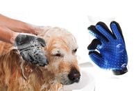 Gentle Silicone Dog Grooming Glove , Hair Remover Pet Deshedding Glove