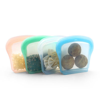 BPA FREE Proof Leak Eco-Friendly Reusable Silicone Food Bag per la conservazione sicura e comoda degli alimenti
