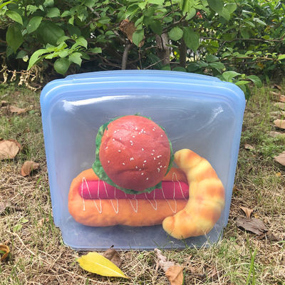 3000 ml Mega sacchetti sostenibili riutilizzabili Microonde durevoli Freezer e lavastoviglie